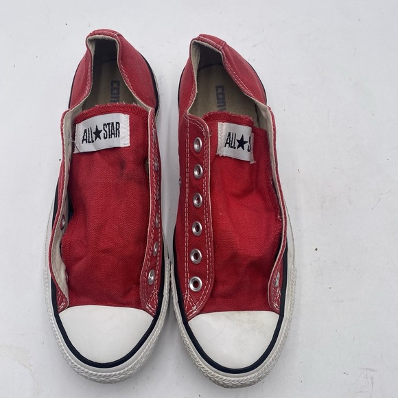 Converse Shoes Chuck Taylor All Star Low Classic Red Womens 9 Clean M9696 - Picture 3 of 11
